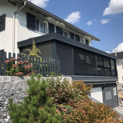 Véranda Veranco topaze avec store brise-soleil